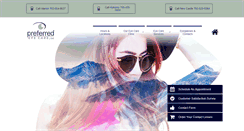 Desktop Screenshot of preferred-eyecare.com
